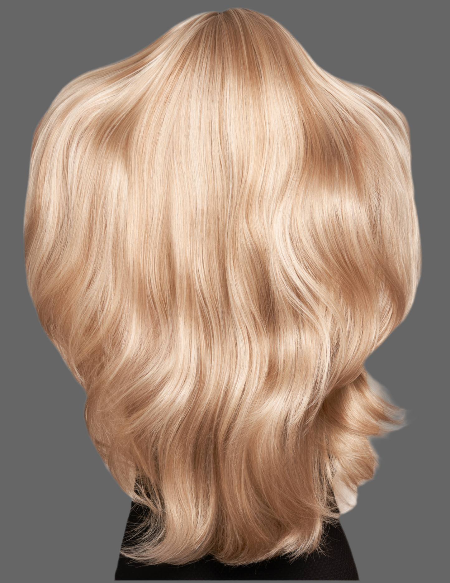 Blond wavy hair extension bundle showcasing luxurious, natural movement and volume.