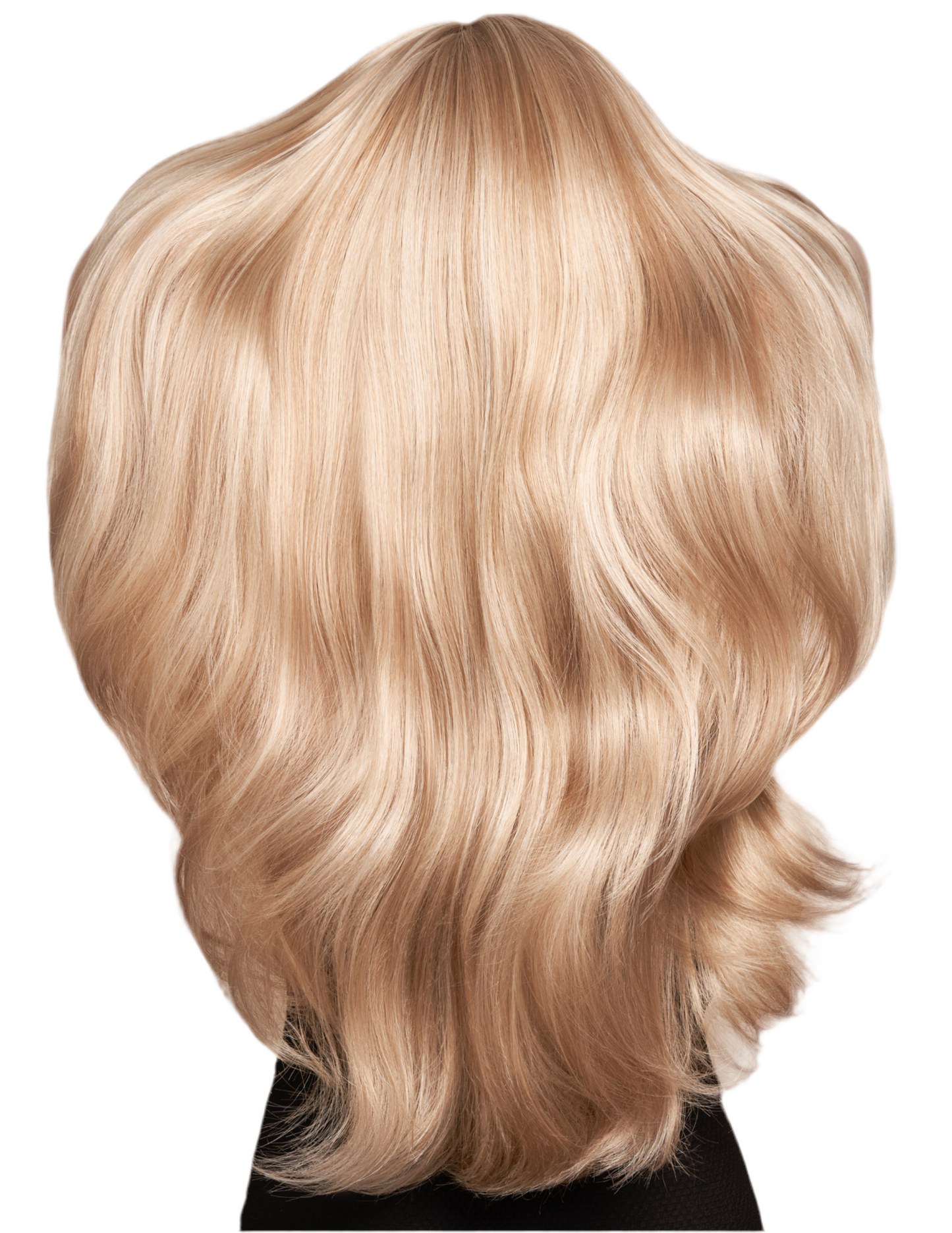 Blond wavy hair extension bundle showcasing luxurious and soft strands.