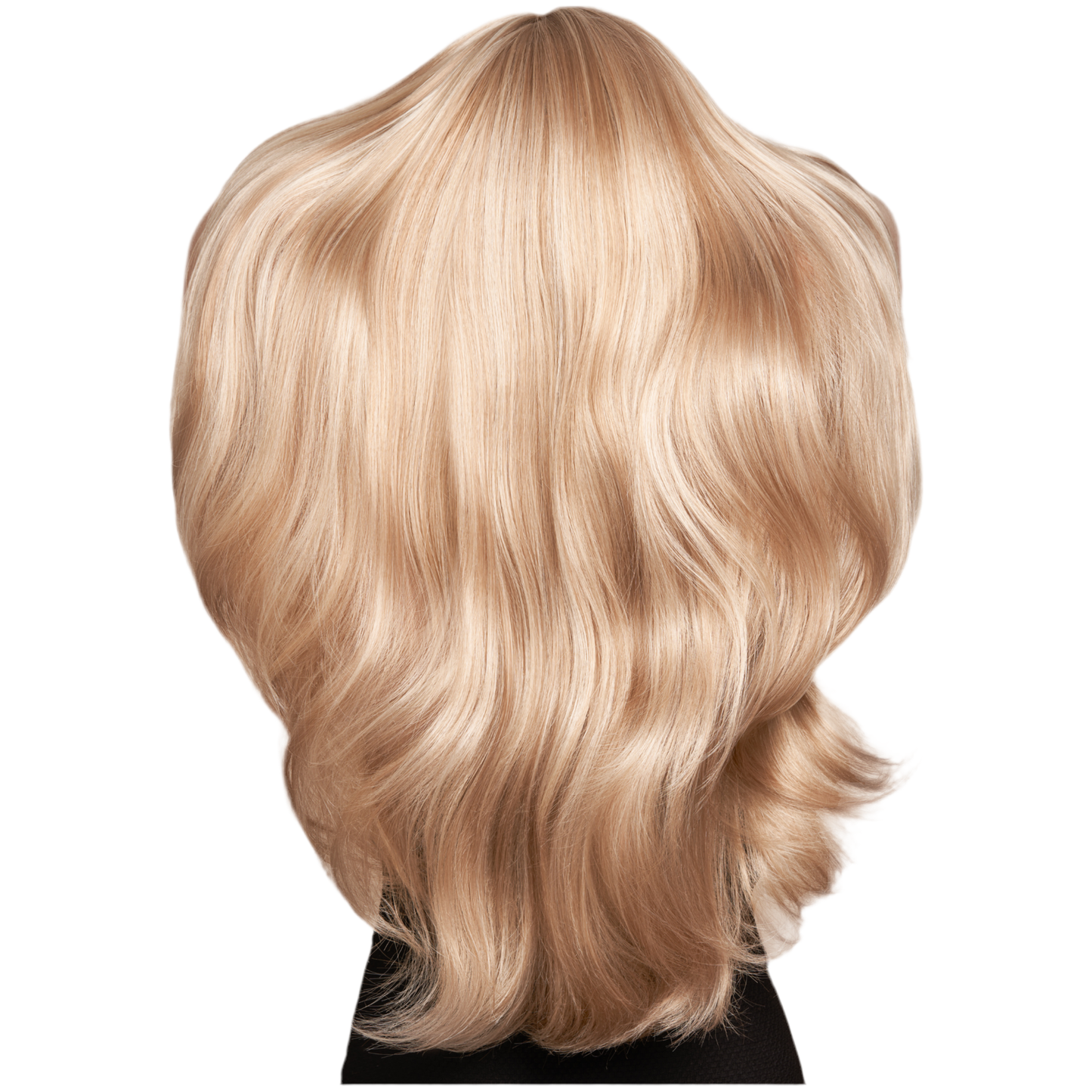 Blond wavy hair extension bundle showcasing luxurious and soft strands.