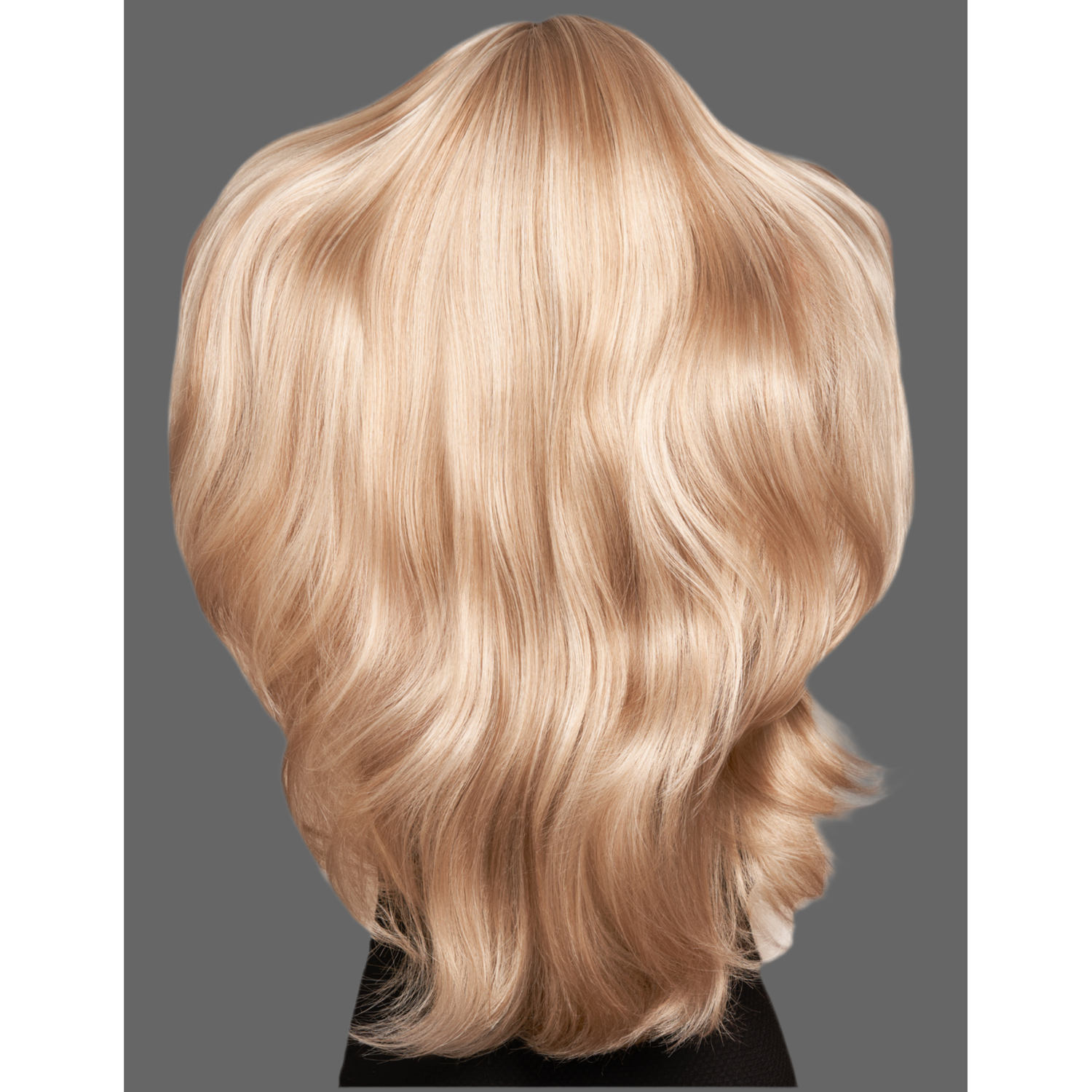 Blond wavy hair extension bundle showcasing luxurious, natural movement and volume.